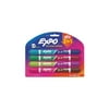 Expo 2-in-1 Dry Erase Marker Set, Chisel Tips, 8-Colors
