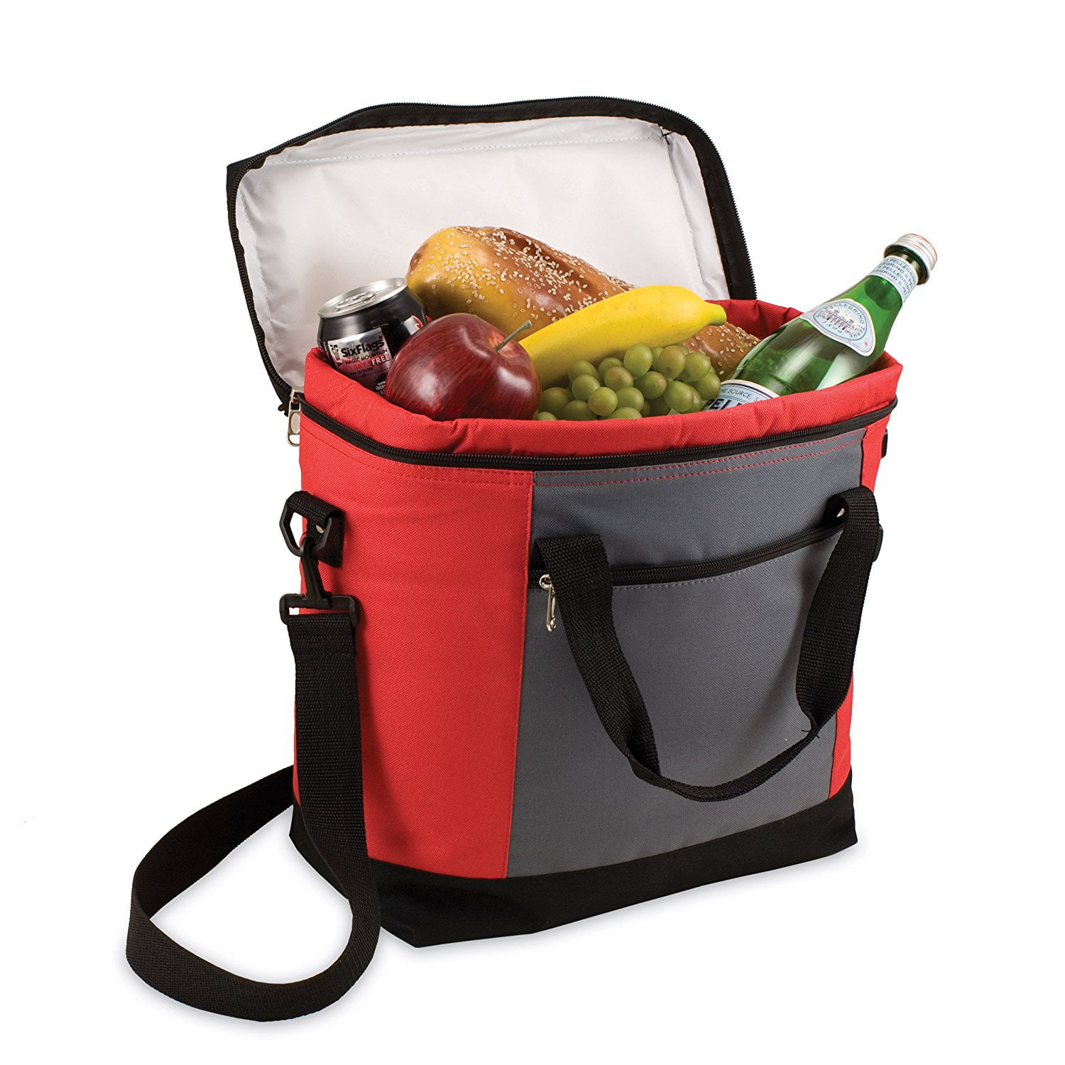 Picnic Time 'Montero' Insulated Cooler Tote, Black, 600D durable 