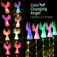 thumbnail image 5 of Syenll Solar Angel Lights, 2 Pack Solar Garden Light Outdoor, LED Decorative Soalr Light for Grave Cemetery Memorial Gifts, 5 of 8