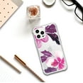thumbnail image 2 of OTM Essentials iPhone 12 Pro Max Phone Case, Hibiscus Pink & Purple, 2 of 3