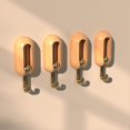 thumbnail image 5 of Gancho universal para colgar en la pared, ganchos adhesivos multiusos para baño, cocina, sala de estar, D, 5 of 5