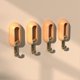 thumbnail image 4 of Gancho universal para colgar en la pared, ganchos adhesivos multiusos para baño, cocina, sala de estar, color blanco, 4 of 4