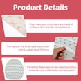 thumbnail image 6 of Dznils Pink Bow Shower Curtain and Rug Sets, 16pc Modern Fabric Bathroom Curtain Sets, 72" x 72", 6 of 11