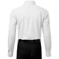thumbnail image 3 of Berlioni Italy Men's Slim-Fit Premium French Convertible Cuff Solid Dress Shirt (M (15-15½) sleeve: 32/33,White), 3 of 4