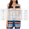 thumbnail image 3 of Vmvidoty Summer Womens Floral Sleeveless Cardigan Lightweight Open Front Casual Loose Fit Vest with Pockets 2027 Orange 2XL, 3 of 7