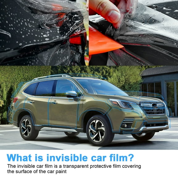 Invisible Car Protection Film TPU Headlight Film for 2022 2023 2024 Subaru Forester, 2pcs