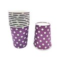 thumbnail image 1 of Paquete de 10 Vasos de papel shaofei 250 ml color morado, 1 of 5