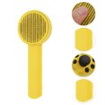 thumbnail image 3 of Unique Bargains 1 Pc Durable Pet Grooming Brush for Dog for Cat 7.48"x3.03"x2.09" Yellow, 3 of 6