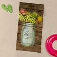 thumbnail image 3 of CafePress - Country Mason Jar Wild Flower - Large Beach Towel, Soft 30"x60" Towel with Unique Design, 3 of 3