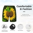 thumbnail image 5 of Xecao Sunflower3 for Men's Swimming Trunks Swim Trunks Quick Dry Swim Shorts with Mesh Lining Funny Swimwear Bathing Suits, 5 of 9