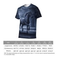 thumbnail image 6 of LAOLIUSN Mens Animal Graphic T-Shirt Funny Horse Short Sleeve Tee Tops S-4XL, 6 of 7