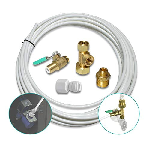 Metpure Ice Maker Fridge Installation Kit 25' Feet Tubing for