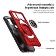 thumbnail image 6 of SPY CASE for Cricket Innovate E 5G Case w/Tempered Glass Screen Protector [Military Grade] Ring Car Mount Kickstand Shockproof Hard Phone Case - Red, 6 of 7