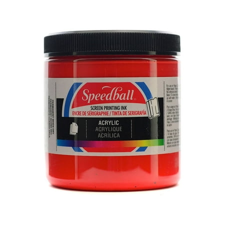UPC: 0804551861284 | Acrylic Screen Printing Ink medium red  8 oz. (pack of 2)