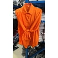 thumbnail image 6 of Qwertyu Womens Button Down Shirts Long Sleeve Blouses for Women Business Casual Lightweight Tops Orange 3XL, 6 of 6