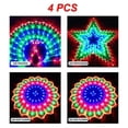 thumbnail image 1 of 1~10PCS LED Decoration Light Peacock Love Five-pointed Star Atmosphere Lamp For Room Christmas Wedding Party Colorful Decorative, 1 of 5