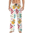 thumbnail image 2 of FREEAMG Owl Cotton Pajama Pant for Men, Super Soft Lightweight Lounge Pajama Bottoms Drawstring Sleepwear Pant with 2 Pockets, 2 of 7