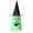 Green, variant on Hanging Lighted Glowing Ghost Witch Hat - 1PC 29.5*14.6" LED Decorations for Indoor/Outdoor Halloween Party Supplies