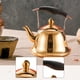 thumbnail image 5 of Hervidor de agua para estufa, para uso doméstico, de boca ancha, rápido de hervir, para uso diario, resistente al óxido. 15 l de oro, 5 of 9