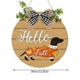 thumbnail image 2 of Interchangeable Dog Wooden Door Hanger Ornaments Rustic Dachshund Seasonal Home Sign Replaceable Hanging Christmas Welcome Sign, 2 of 5
