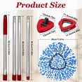thumbnail image 5 of Spin Mop Handle Mop Heads and Base Replacement Sets Compatible with O Cedar EasyWring Rinseclean 2 Tank System, 5 of 8