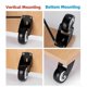 thumbnail image 1 of 4-Pack 2inch Gate Wheels, Anti-Sag Door Bottom Support Wheels, Anti-Friction Casters Repair Dropping, 1 of 5