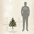 thumbnail image 3 of HOMCOM 2 Pcs. Arbre de Noël Artificiel de 2 Pi avec Lumière LED, 3 of 10