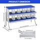 thumbnail image 4 of QinaQin Caja nido para gallinas de 6, 8 o 10 huecos, fabricada en acero galvanizado resistente al óxido, fácil recolección de huevos y limpieza, 4 of 7
