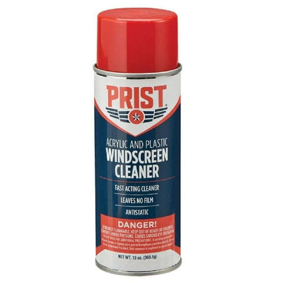 4 Set - Prist Acrylic and Plastic Windscreen Cleaner