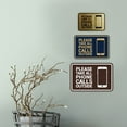 thumbnail image 4 of Signs ByLITA Classic Framed Please Take All Phone Calls Outside Sign (Navy Blue / White) - Large, 4 of 6