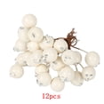 thumbnail image 4 of Paquete de 144 piezas de flores artificiales híbridas mixtas con estambres de cereza y bayas para hacer tú mismo, caja de regalo para boda, pastel y Navidad, 4 of 5