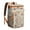 Citrus-23, variant on Colorful Abstract Geometric Cooler Backpack - 20L Insulated Leakproof Lunch Bag, Plaid Stripes