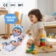 thumbnail image 2 of Muñecas de bebé Aori de la vida Real, muñeca realista de 22 pulgadas para recién nacido, cuerpo suave ponderado con accesorios de alimentación, juego de muñecas, 2 of 5