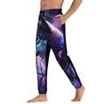 thumbnail image 3 of Kdxio Feathered Wolf Pattern Joggers,Sweatpants for Men with Pockets-Medium, 3 of 5
