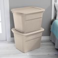 thumbnail image 2 of Sterilite 68L Tote - Bronze, 2 of 4