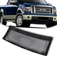 thumbnail image 3 of LABLT Glossy Black Mesh Front Bumper Hood Upper Grille Replacement for 2009-2014 F-150 9L3Z8200A, 3 of 7