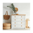 thumbnail image 3 of 10 Pcs Poignées en Bois Hêtre Rotin Boutons de Tiroir Poignée de Meuble Poignée de Placard de Cuisine Poignée de Porte Tiroirs de Commode, 45mm, 3 of 6