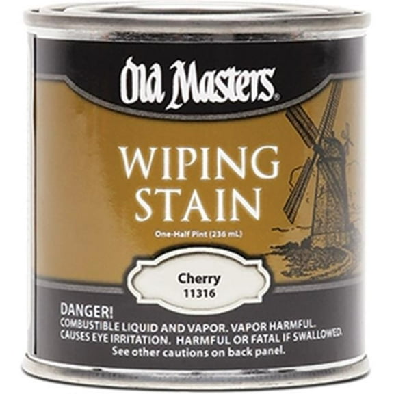 Old Masters 11316 0.5 Pint. Cherry Wiping Stain- 240 Voc