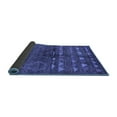 thumbnail image 2 of Ahgly Company Indoor Rectangle Solid Blue Modern Area Rugs, 8' x 12', 2 of 4