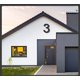 thumbnail image 3 of CHAO Placa de número de casa, 10.0 in (2, negro), números de puerta modernos, placa de aleación de zinc, números de dirección de casa, 3 of 5