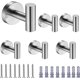 thumbnail image 1 of 6 PCS Porta Toallas, Gancho de Acero Inoxidable Set para Baño, Dormitorio, Cocina, Sala de Estar, Garaje, Aseo - Ganchos de Pared, 1 of 4