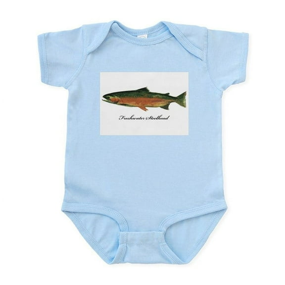 CafePress - Freshwater Steelhead Trout Infant Bodysuit - Baby Light Bodysuit, Size Newborn - 24 Months