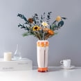 thumbnail image 3 of MACTANO Vase Building Block Set, Orange Flower Vase Bricks Kit Plastic Toy Gift for Adult, 3 of 7