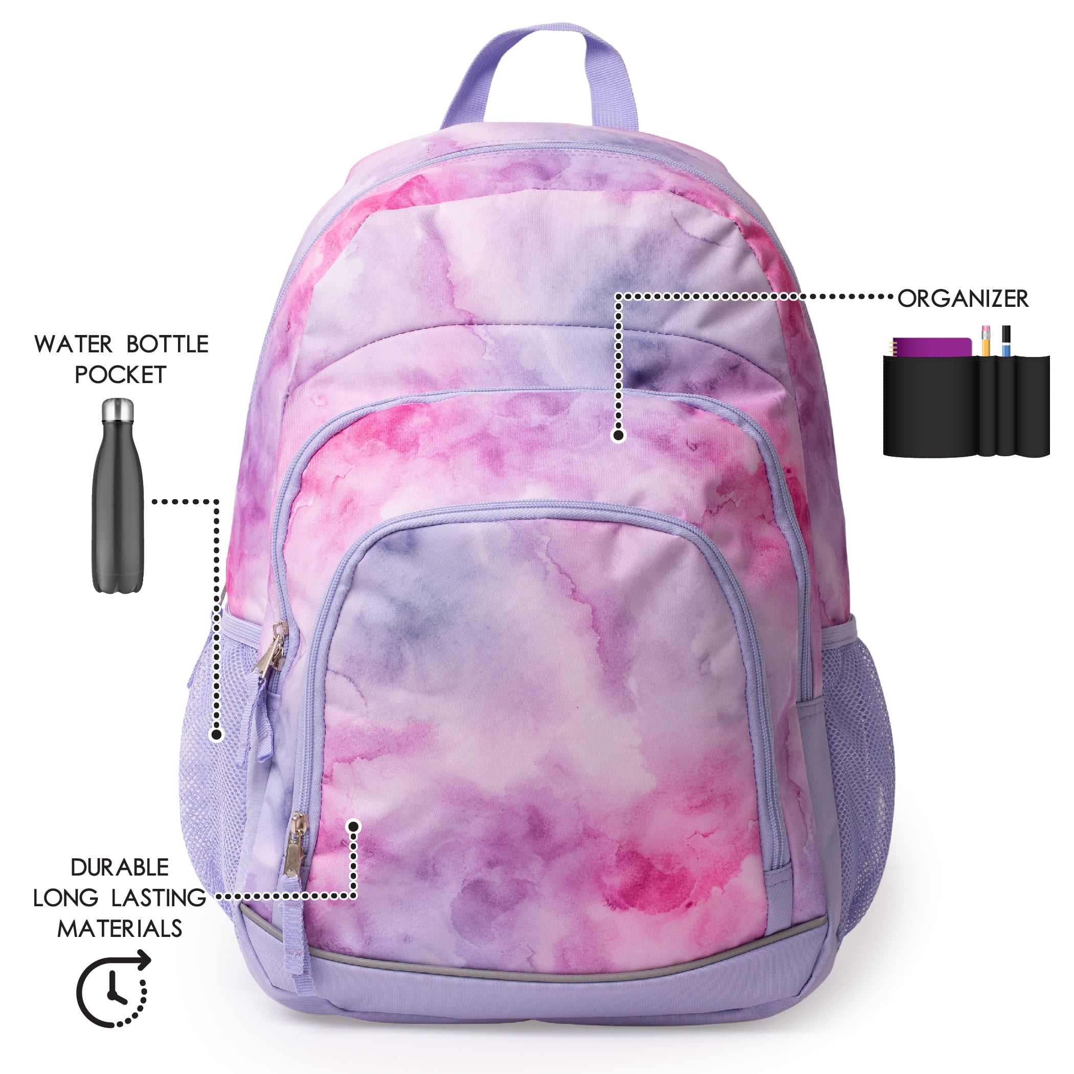 Sac à dos Jetstream, Sac à dos école Sac à dos Rose Multi. Sac à dos Noir