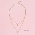 thumbnail image 5 of Jusqu'à 65% de Réduction sur les Colliers SMihono pour Femmes Collier Personnalisé Simple à Feuilles Creuses Multi-Couches Perles Rondes Strass, 5 of 5