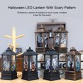 thumbnail image 2 of Generic Medium Black Halloween LED Pumpkin Lantern with Spooky Patterns - Battery Operated Decorative Light for Parties, Gardens, and Haunted Houses, 2 of 6