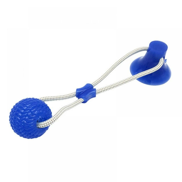 Pet Molar Bite Toy Suction Cup Interactive Ropes Chew Toy Teeth Cleaning Tool for Dogs