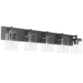 thumbnail image 2 of Lámpara de tocador de baño Danshinro, diseño cuadrado, 5 luces, color negro, 2 of 9
