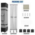 thumbnail image 3 of HOTEEL Tents for Parties,10x20 Pop Up Canopy Tent Heavy Duty,Commercial Outdoor Canopy Tents for Event Wedding,All Season Wind UV 50+&Waterproof Gazebo with Roller Bag,Thickened Legs,Khaki, 3 of 11