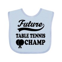 Inktastic Table Tennis Future Champ Boys or Girls Baby Bib